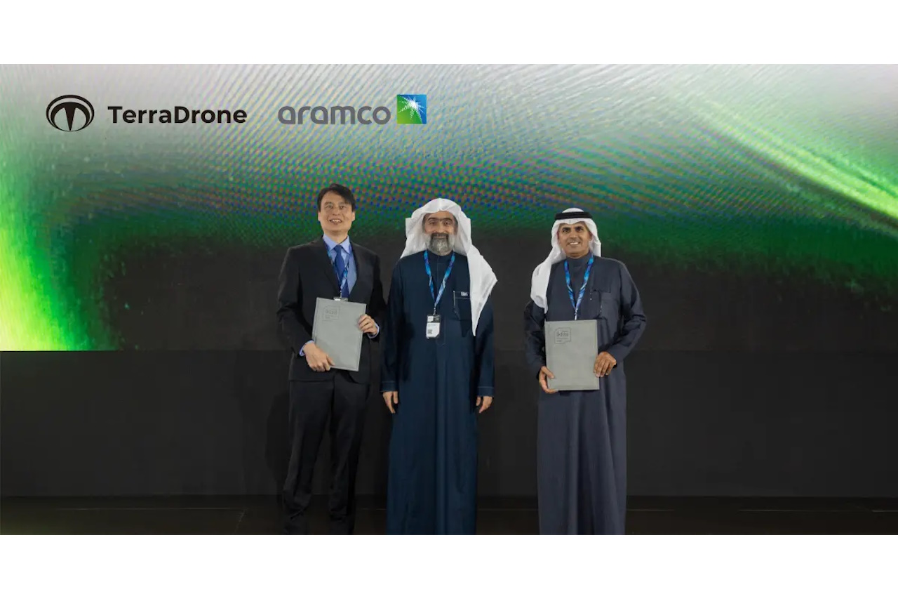 テラドローン社、サウジアラビアのドローン市場拡大に向けた覚書をアラムコ社と締結