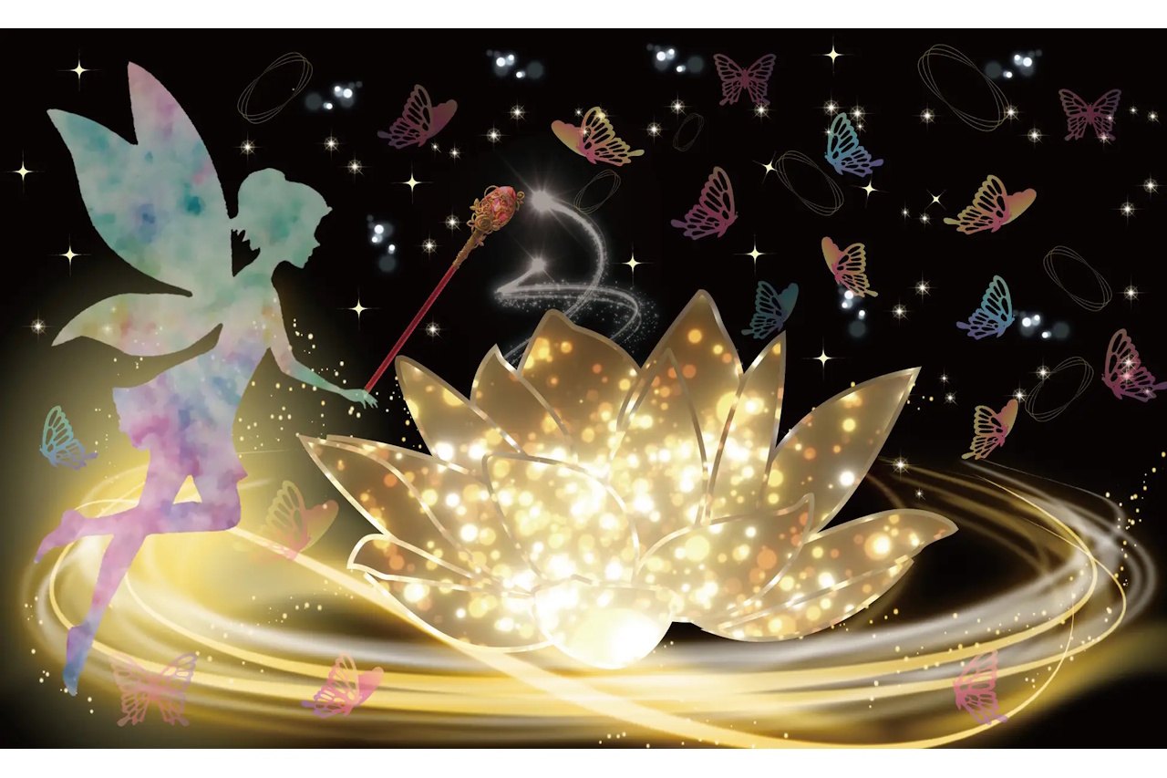 あしかがフラワーパークで初のドローンショー『Flower Fantasy ドローンショー』開催！園のシンボル「奇蹟の大藤」が年末年始の夜空に！